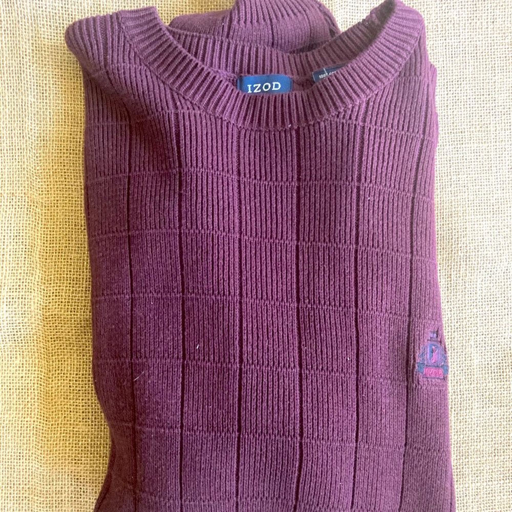 Purple Izod Men’s sweater